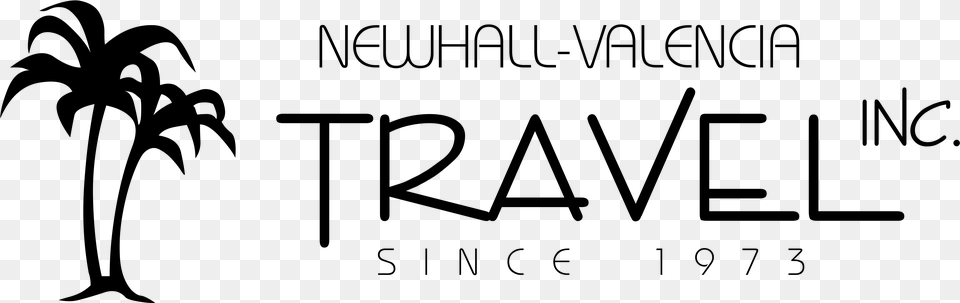 Newhall Valencia Travel Calligraphy, Gray Png Image