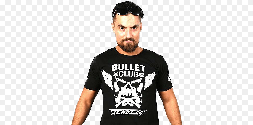 Newlegacy Slip Bullet Club Tekken Shirt, T-shirt, Beard, Clothing, Face Png Image