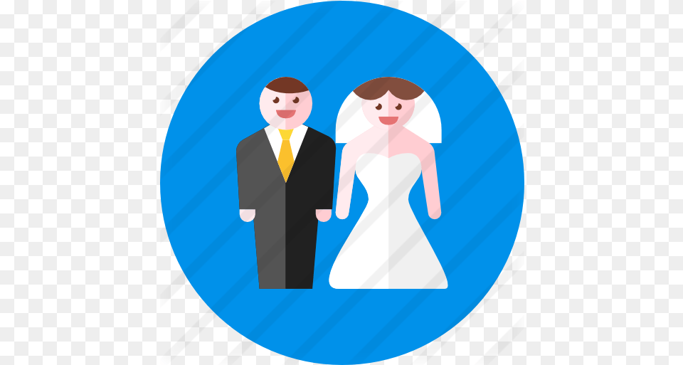 Newlyweds People Icons Newlywed, Formal Wear, Clothing, Dress, Person Free Png Download