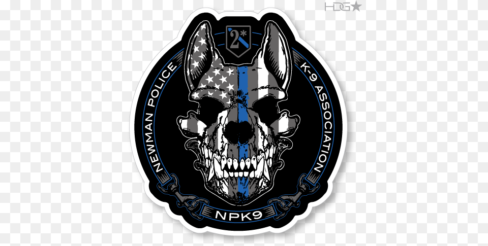 Newman Police K 9 Association 4 Decal Police K9 Patches, Emblem, Symbol, Logo, Ammunition Png