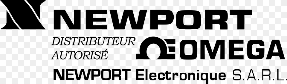 Newport Omega Logo New, Gray Free Png Download