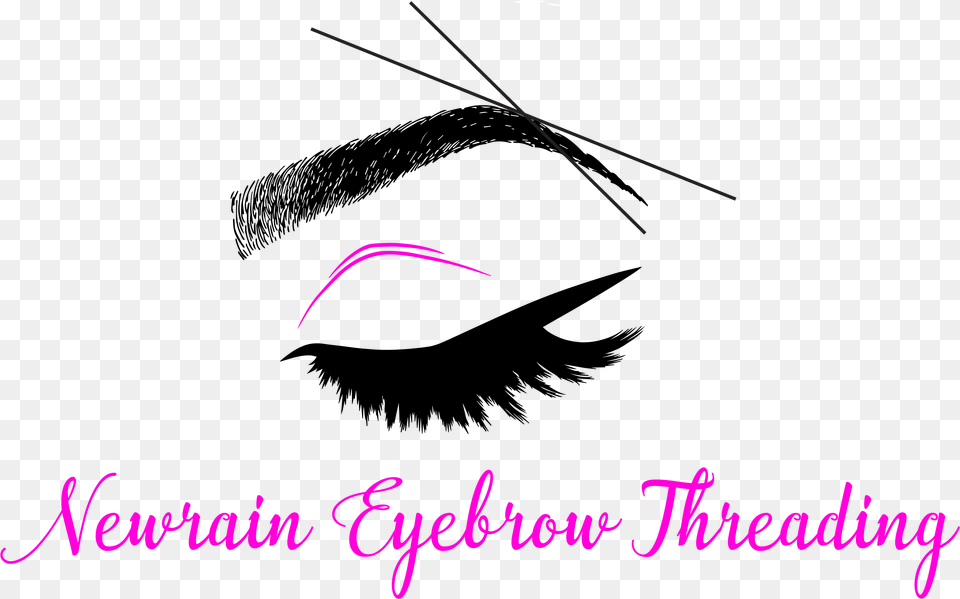 Newrain Eyebrow Threading Eye Liner, Text, Handwriting Free Png