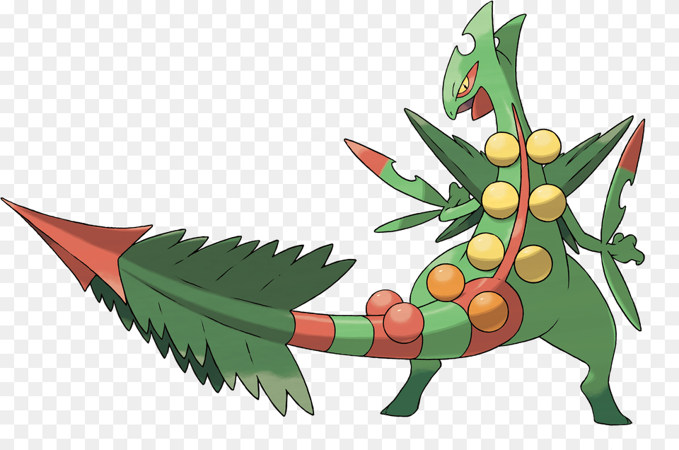 News And Information Pocketmonstersnet Mega Sceptile, Animal, Fish, Sea Life, Shark Free Transparent Png