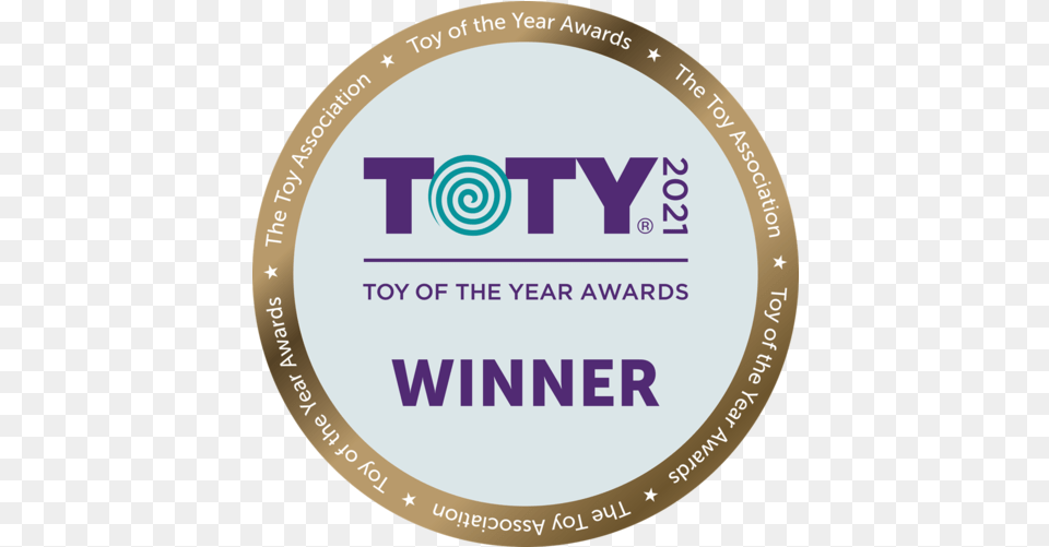 News And Information Toy Of The Year 2021 Logo, Disk, Badge, Symbol Png