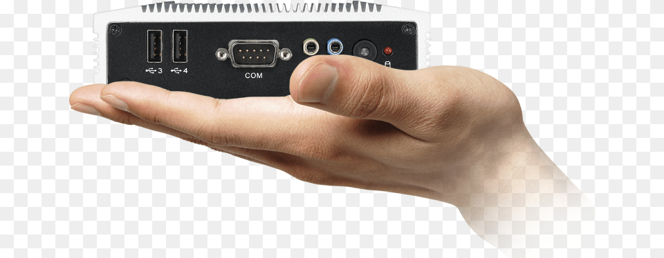 News Fanless Embedded Computers Advantech Portable, Finger, Person, Body Part, Hand Png Image