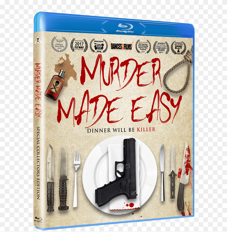 News Murder Made Easy Heads To Blu Ray On May Murder Made Easy, Weapon, Handgun, Gun, Fork Free Png Download