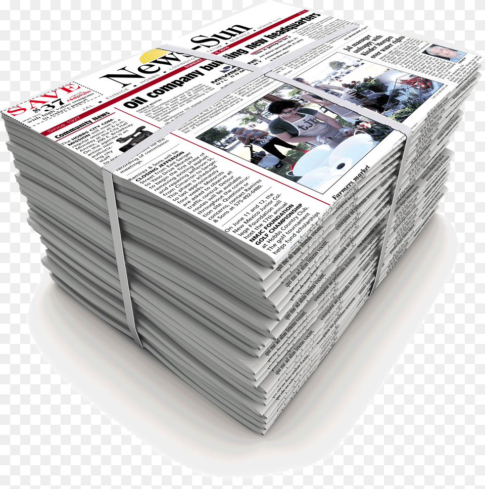 News Papers Picture Newspaper, Text, Person Free Transparent Png