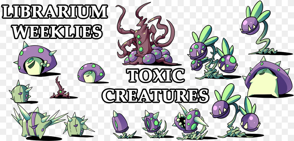 News Plant Like Creatures, Book, Comics, Publication, Purple Png