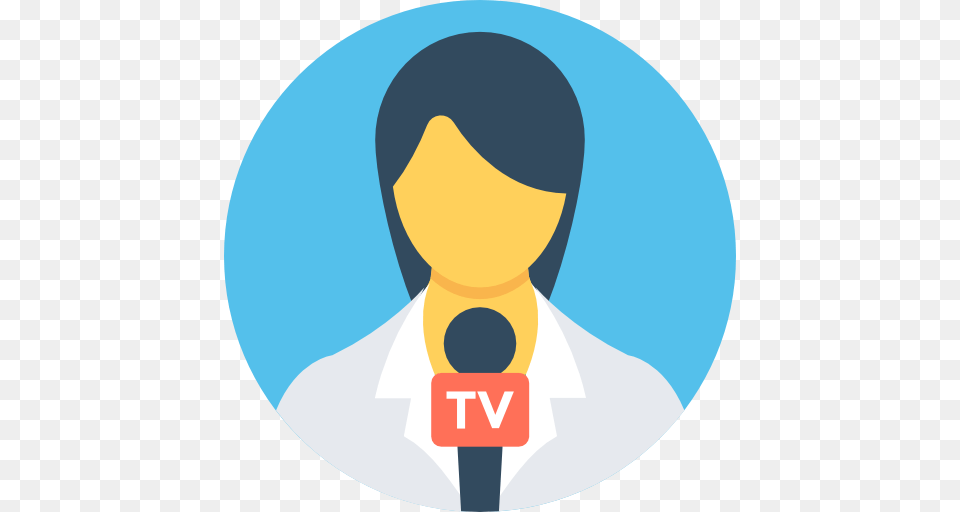 News Reporter Clipart, Electrical Device, Microphone, Crowd, Person Free Png Download
