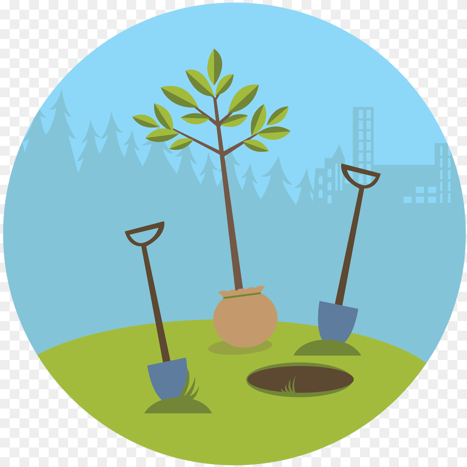 News Resources Friends Of Trees, Device, Person, Plant, Planting Png Image