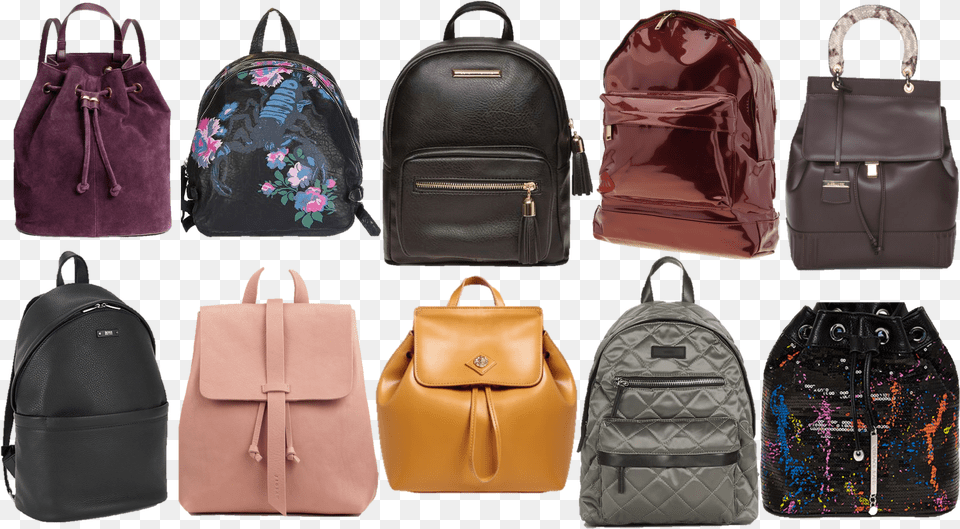 News Top 10 Must Have Backpacks Tk Maxx Leather Backpack, Accessories, Bag, Handbag, Purse Free Transparent Png