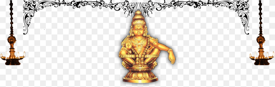 Newsa Pilgrimage To Sabarimala Paperback English, Bronze, Chandelier, Lamp, Person Free Transparent Png