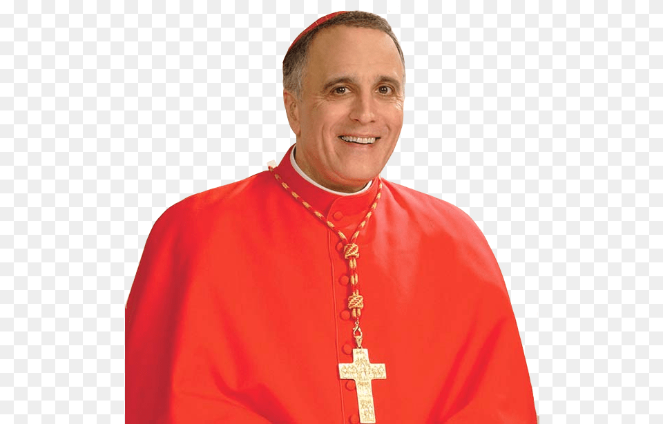 Newsevents Cardinal Dinardo, Priest, Person, Bishop, Necklace Png Image