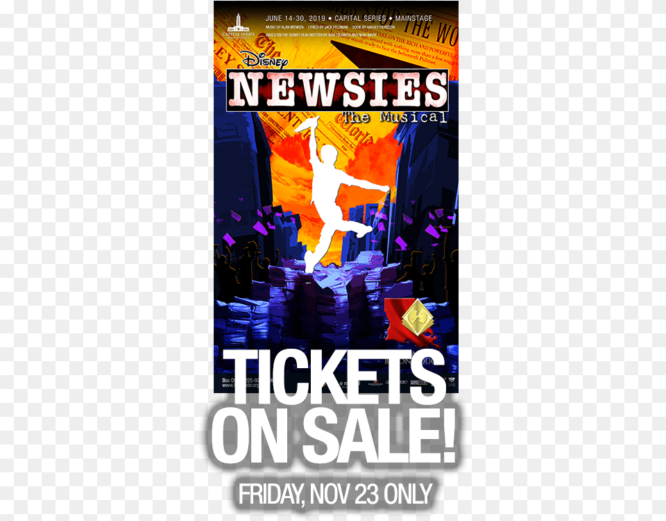 Newsies, Advertisement, Book, Poster, Publication Png