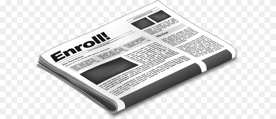 Newsletter Horizontal, Newspaper, Text Png Image