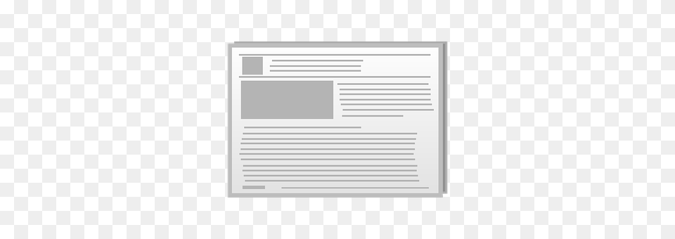 Newspaper Page, Text, Envelope, Mail Free Png Download