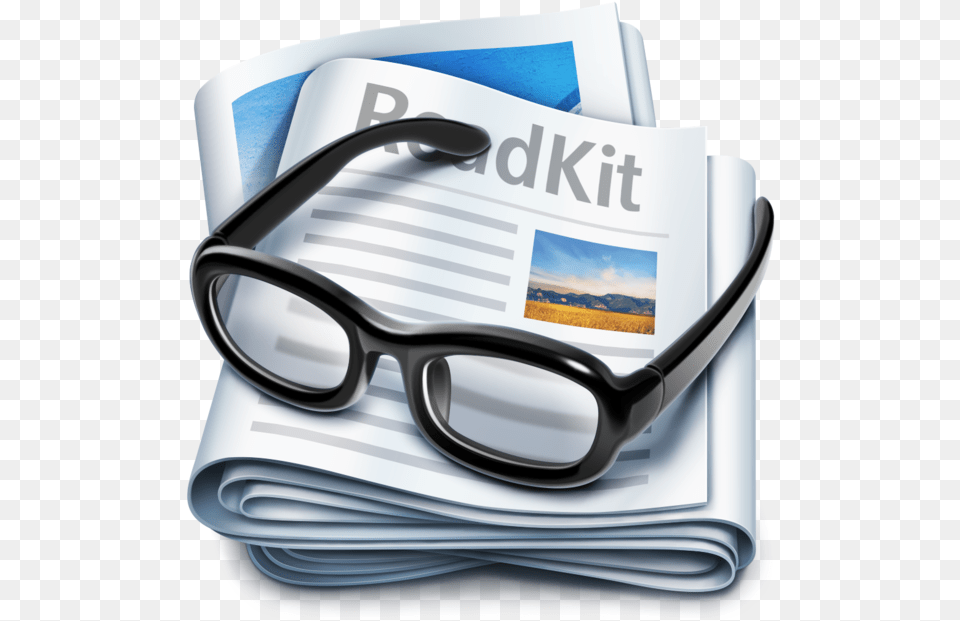 Newspaper Mac Icon Hd App, Accessories, Glasses, Text Free Png Download