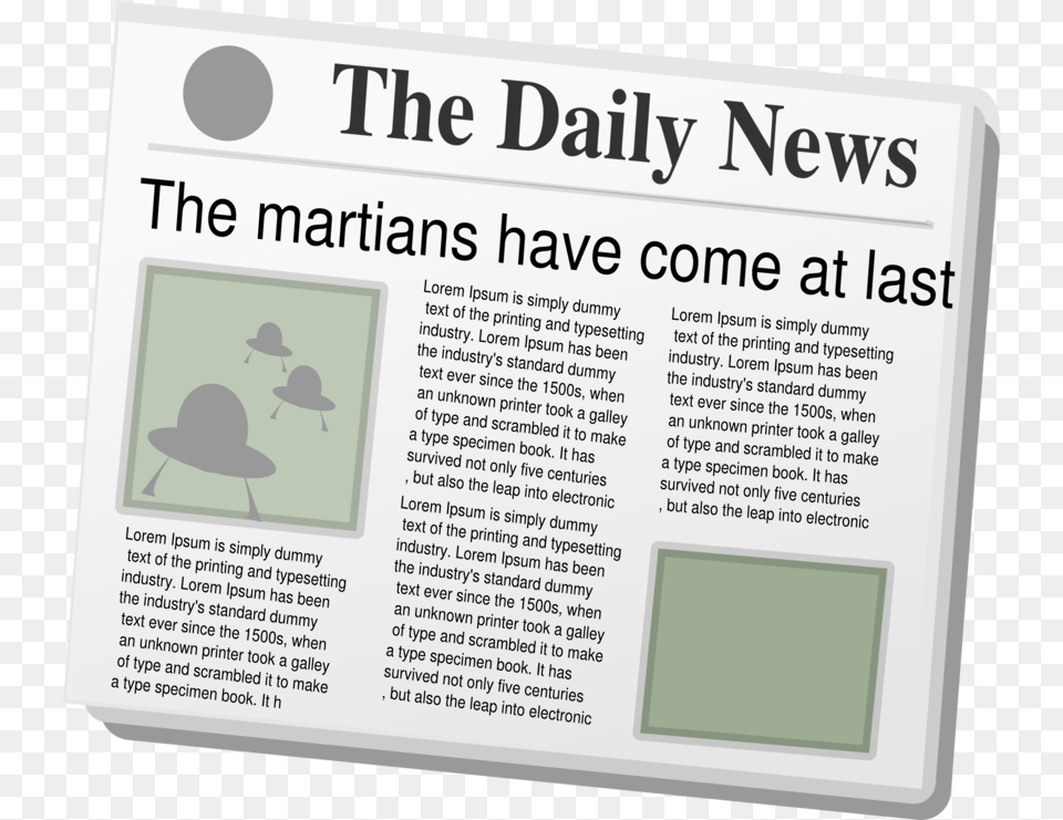 Newspaper Quotation Headline, Page, Text Free Png Download