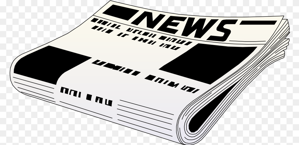 Newspaper Transparent Clipart Newspaper Black And White, Text Free Png Download