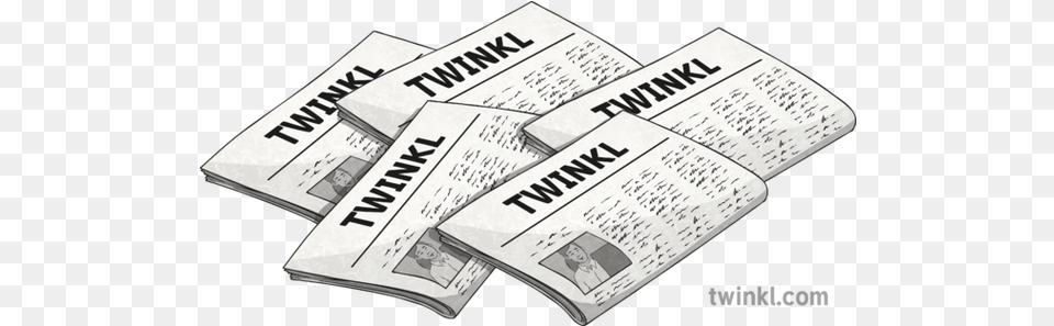 Newspapers Illustration Horizontal, Text, Publication, Newspaper, Book Free Png Download