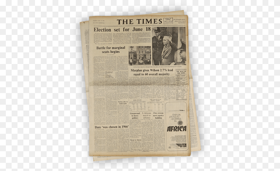 Newspapers Rare Originals Historic Newspapers 60th Birthday Presents For Women, Newspaper, Text, Adult, Male Free Png