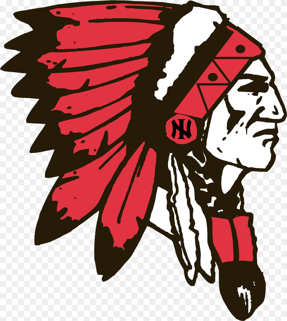 Newton Newton Indians Logo, Face, Head, Person, Baby Png Image