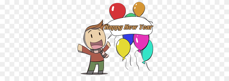 Newyear Balloon, People, Person, Book Free Png Download