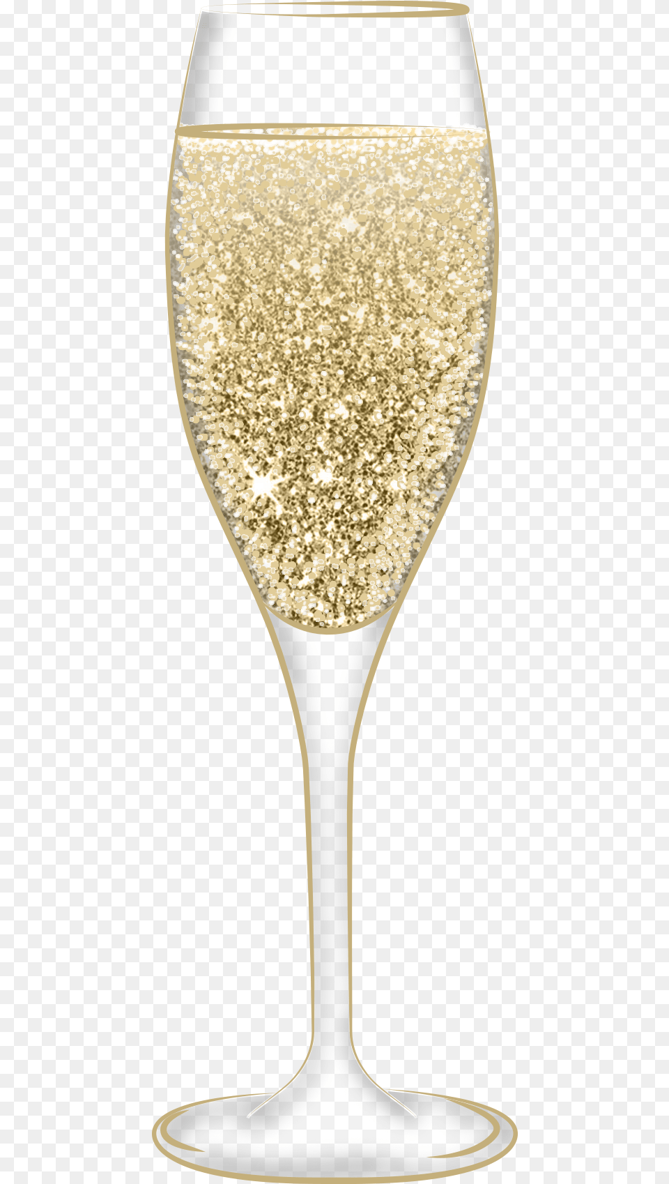 Newyear Newyears Newyearseve Champagne Gold Glitter Champagne Stemware, Alcohol, Beverage, Glass, Liquor Free Png