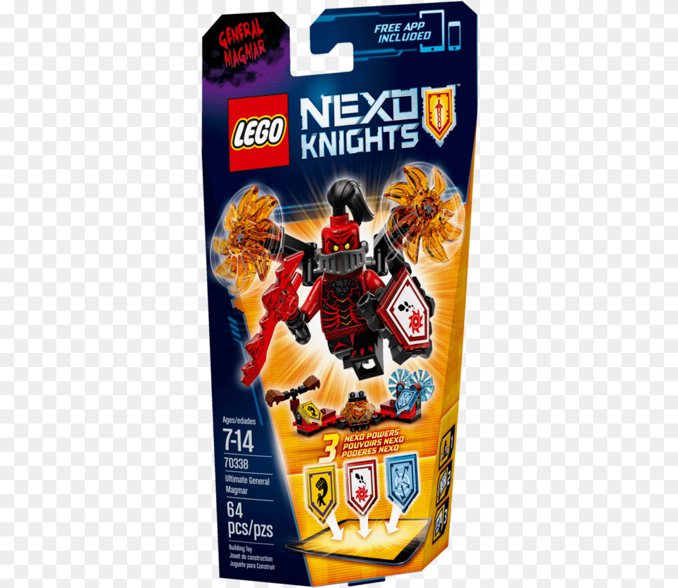Nexo Knights Ultimate General Magmar, Adult, Female, Person, Woman Png