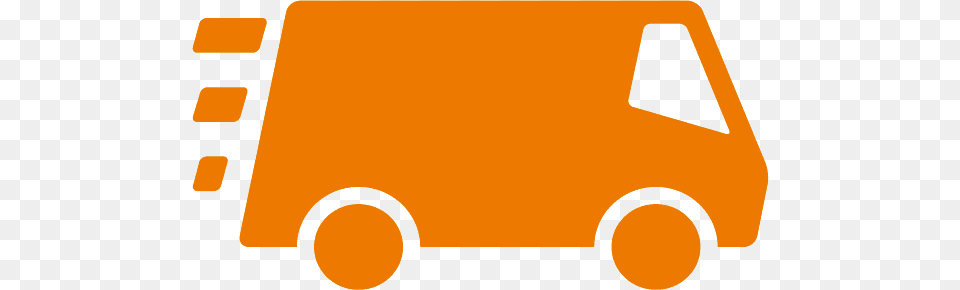 Next Day Icon Icon Delivery Transparent Orange, Transportation, Van, Vehicle, Moving Van Png Image