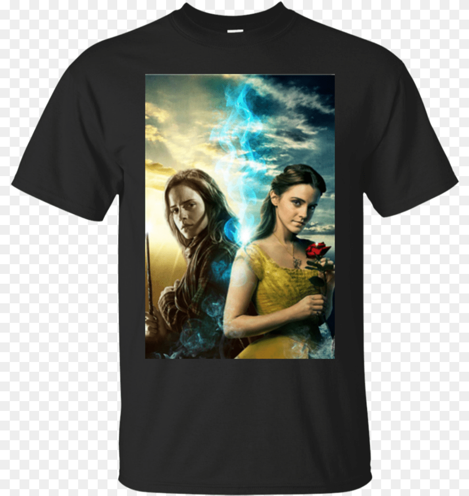 Next Emma Watson As Belle And Hermione, Adult, Wedding, T-shirt, Person Free Transparent Png