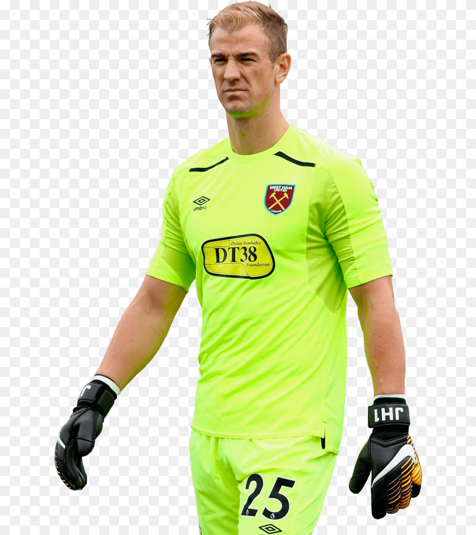 Next Joe Hart West Ham, T-shirt, Clothing, Shirt, Glove Free Png