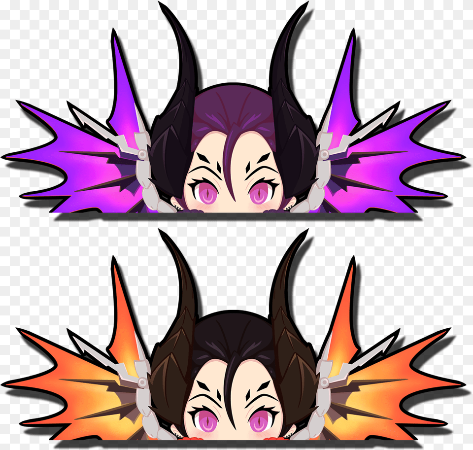 Next Prev Of Imp Mercy And Devil Mercy Peekers Overwatch Devil Mercy Publication, Book, Comics, Face Free Transparent Png