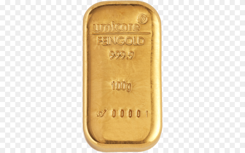 Next Umicore 100g Cast Bar, Gold, Mailbox Free Png Download
