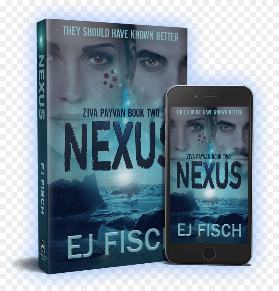 Nexus Paperback Iphone Glow Nexus By Ej Fisch Paperback, Publication, Book, Electronics, Phone Png Image