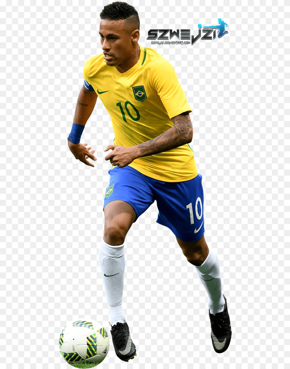 Neymar 10 Brazil Neymar Render, Sphere, Clothing, Shorts, Adult Png