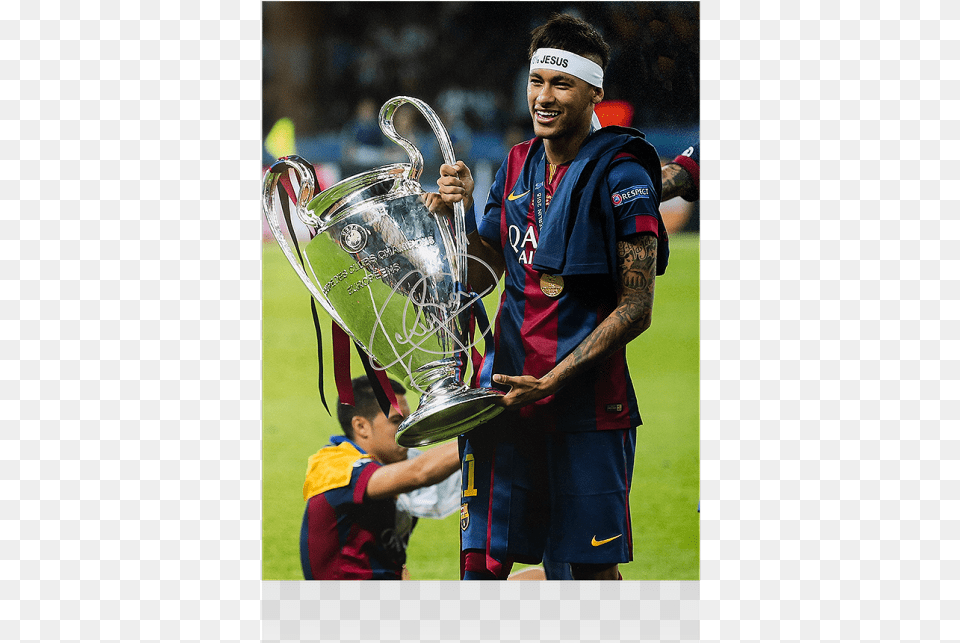 Neymar 2015 Champions League, Adult, Male, Man, Person Free Png Download