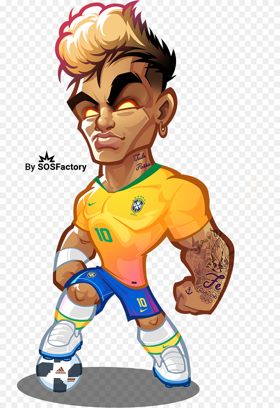 Neymar Animated U0026 Animatedpng Transparent Neymar Cartoon, Baby, Person, Face, Head Free Png