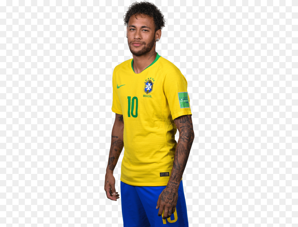 Neymar Brazil 2019, Tattoo, T-shirt, Skin, Shirt Png Image