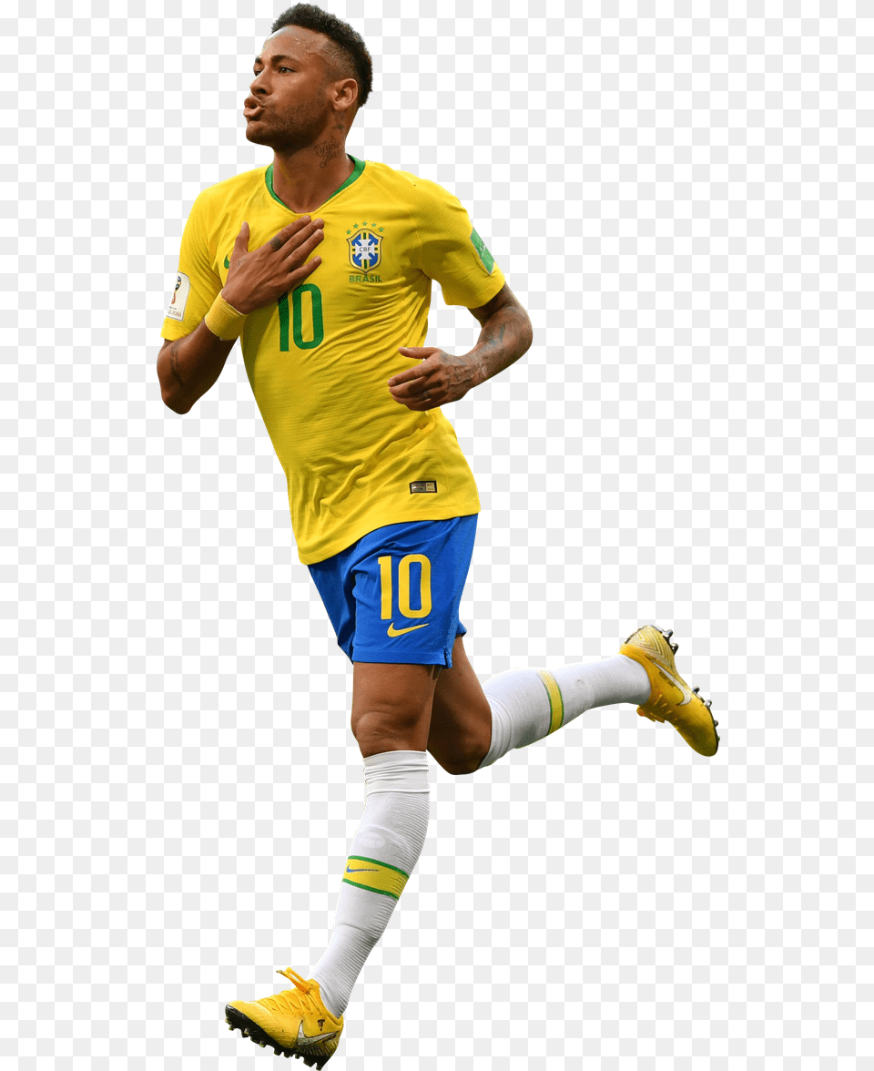 Neymar Football Brazil 2018 Neymar Brazil 2019, Shorts, Clothing, Shirt, Person Png