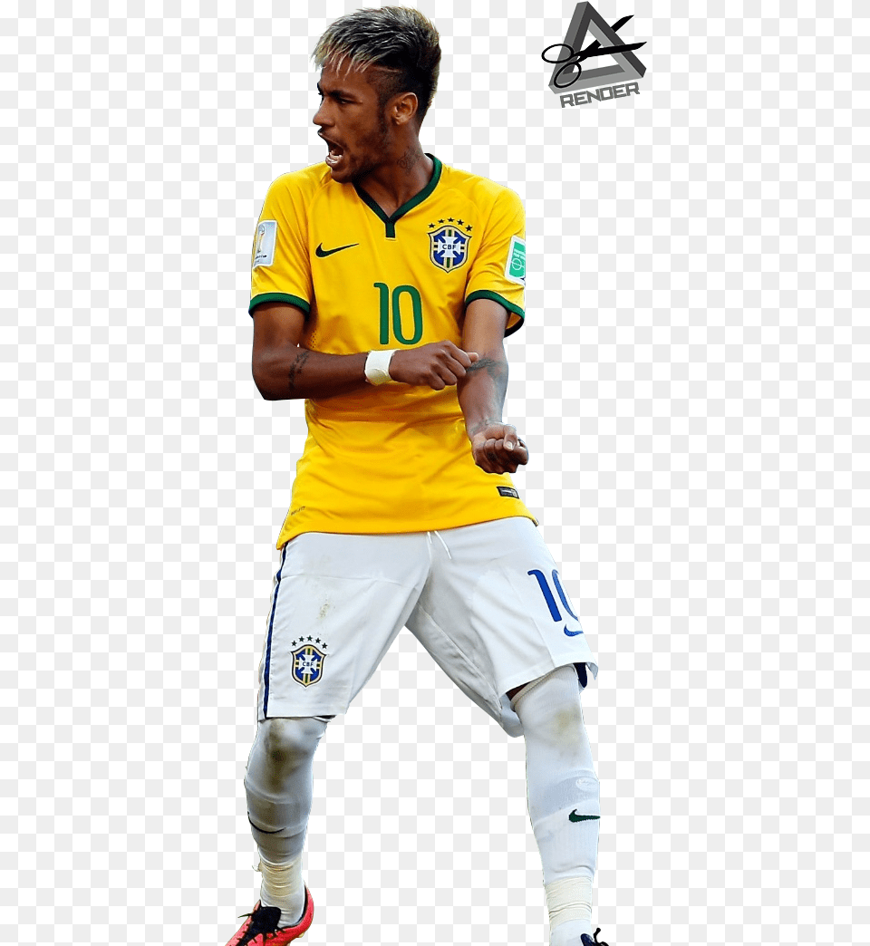 Neymar Jr Brazil Download Neymar Jr Brazil, Person, Body Part, Clothing, Shirt Png