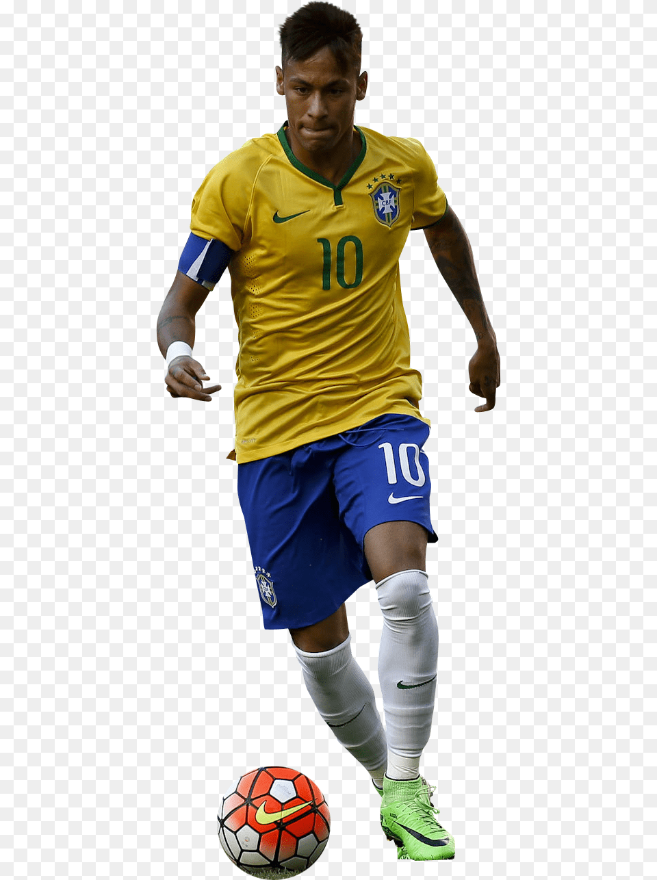 Neymar Jr Selecao Player, Ball, Soccer Ball, Soccer, Sport Free Png Download