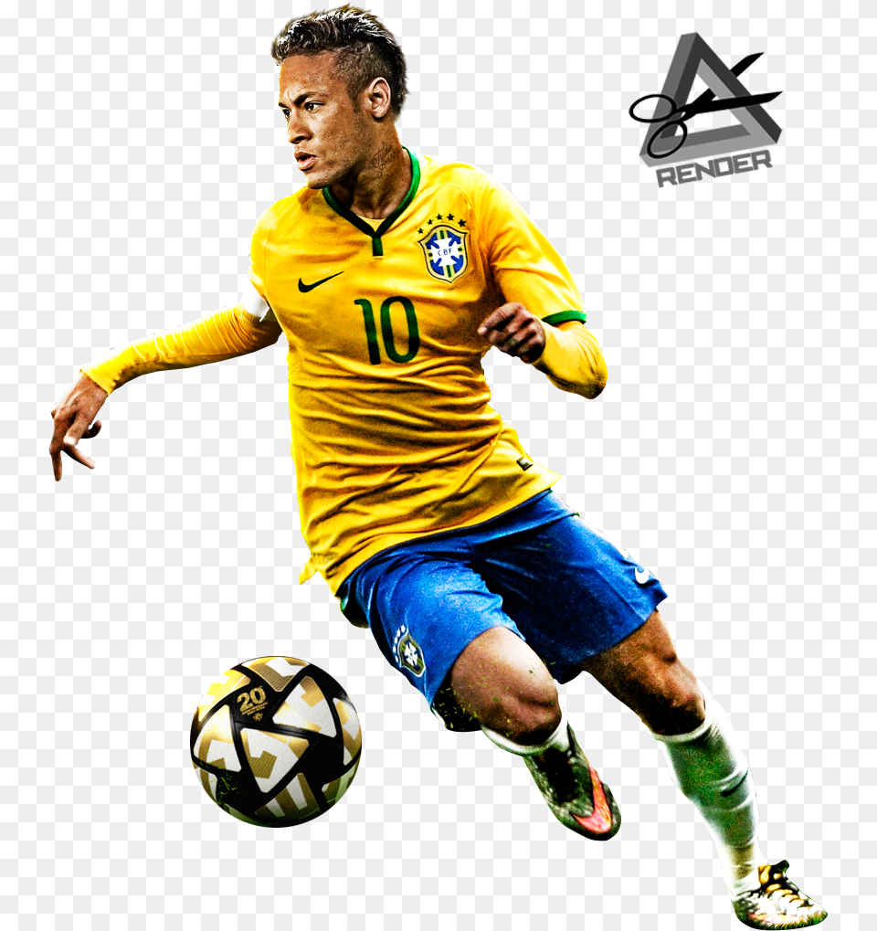 Neymar Junior Brazil, Ball, Soccer Ball, Soccer, Sport Free Png