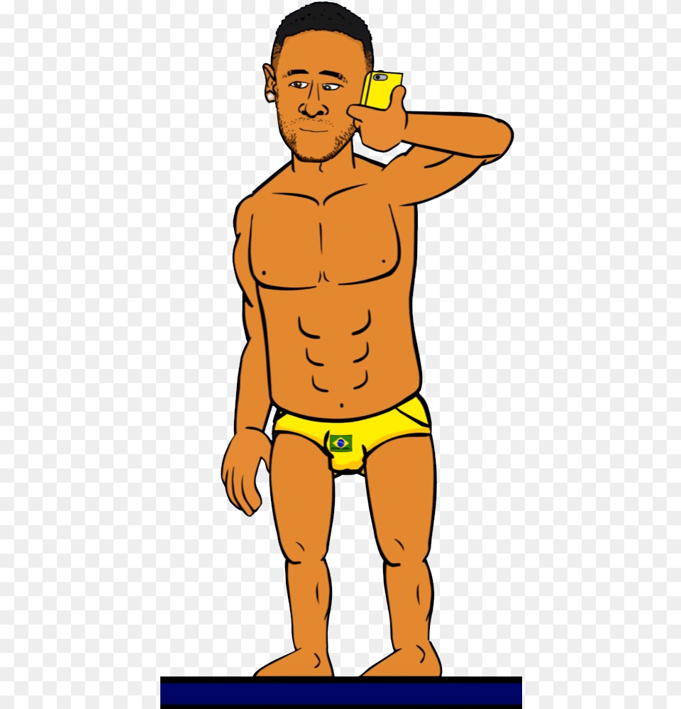 Neymar Neymar Cartoon, Adult, Male, Man, Person Png Image