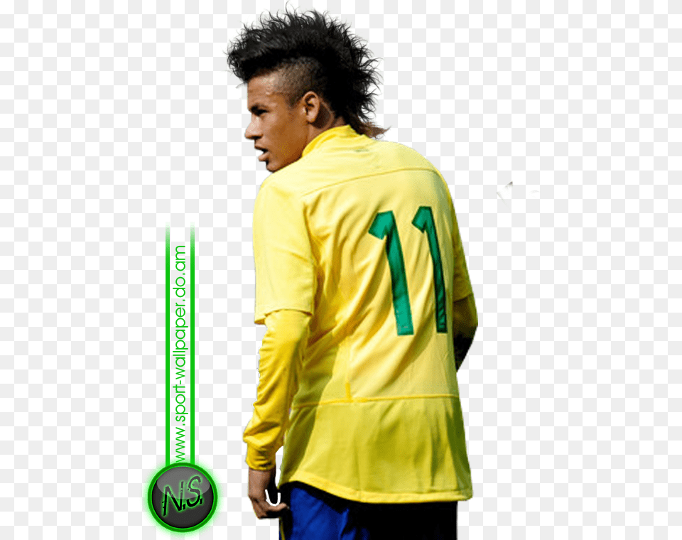 Neymar Photo Buzz Haircut Wavy Bob Hairstyles Pictures Neymar Brazil, Adult, Clothing, Coat, Male Free Png