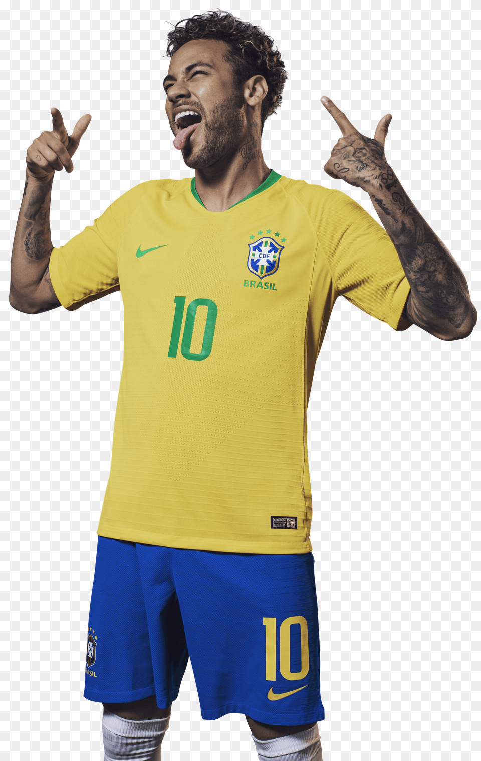 Neymar Render, Person, Shirt, T-shirt, Head Free Png