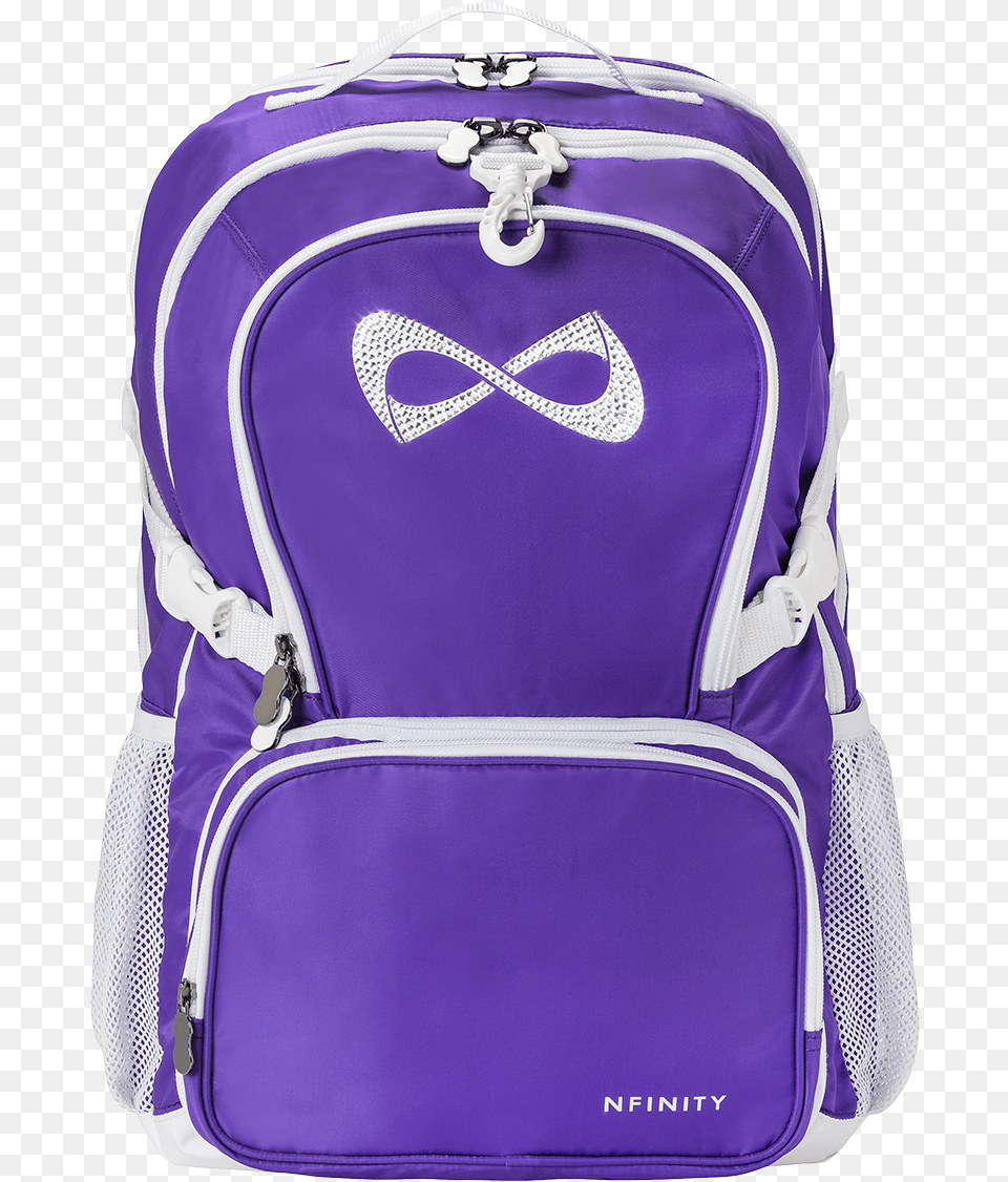 Nfinity Black Sparkle Backpack Nfinity Princess Backpack Purple, Bag Free Png Download