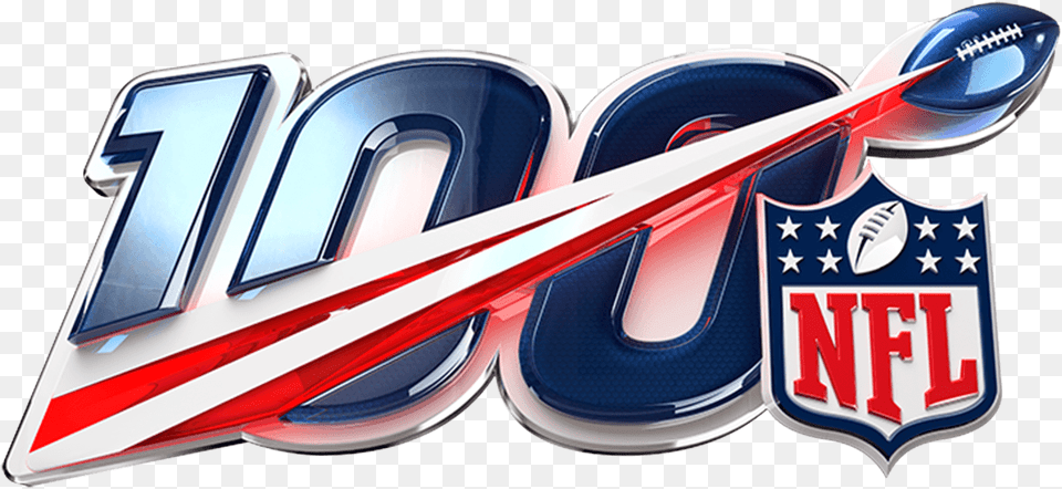 Nfl 100 Years Logo, Emblem, Symbol, Car, Transportation Free Transparent Png