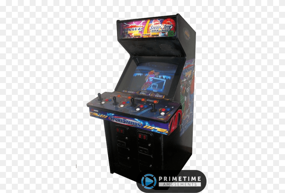 Nfl Blitz 2000 Gold Amp Nba Showtime Nfl Blitz Arcade Adult, Arcade Game Machine, Person, Game Free Transparent Png