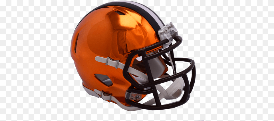 Nfl Cleveland Browns Riddell Chrome Mini Speed Helmet Nfl Chrome Helmets 2018, American Football, Football, Football Helmet, Sport Png Image